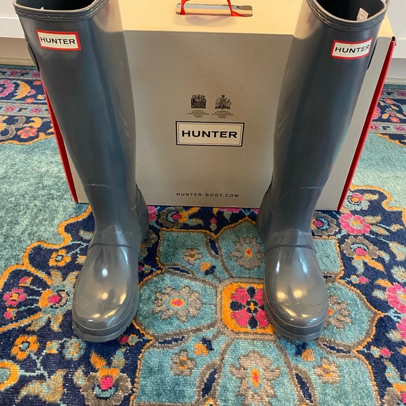 Women’s tall Hunter boots - size 7 - Picture 3 of 5